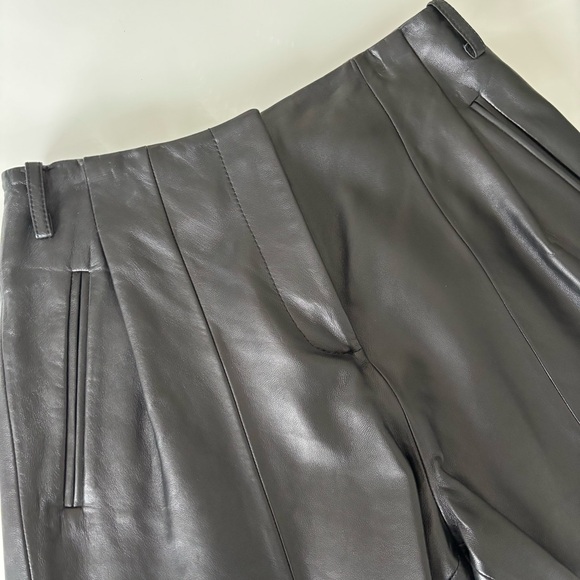 REFORMATION Veda Leather High Rise Short - Picture 7 of 14
